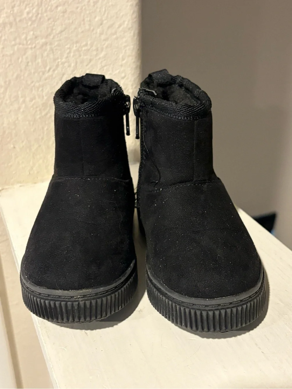 Cat & Jack Toddler Girls Arlo Zipper Shearling Style Boots ARLO Size 6